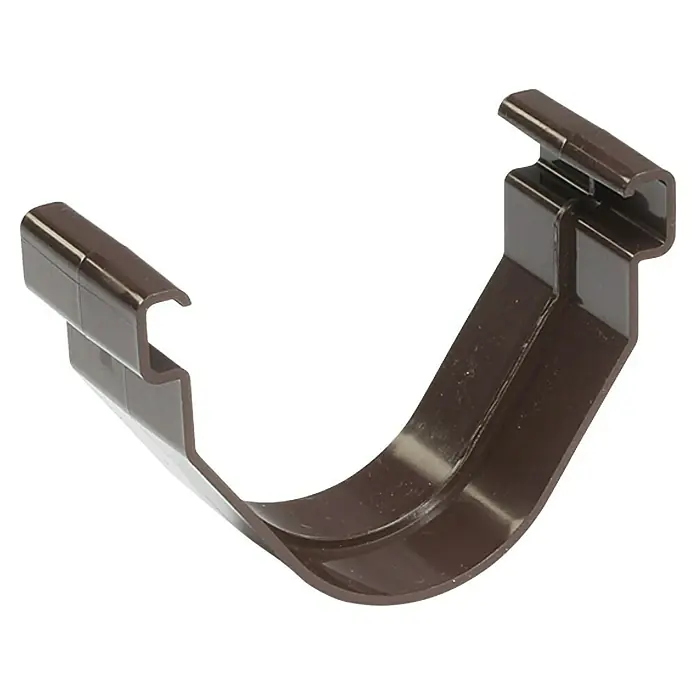 FunkeGruppe Rinnenverbinder Vario - Nennweite: 70 mm, Kunststoff, Braun - Braun Dachrinnenhalter aus Kunststoff. Robuster Halter für Regenrinnen zur sicheren Befestigung am Dach.
