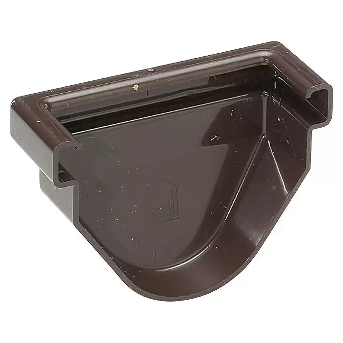 FunkeGruppe Rinnenendstück Vario - Nennweite: 70 mm, Kunststoff, Braun