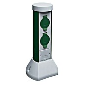 REV Green Craft Energiezuil (2 standen, Grijs, 3.500 W, Hoogte: 37 cm)