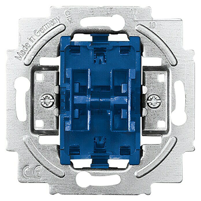 Busch-Jaeger Doppelwechselschalter-Einsatz10 A, Unterputz Front View