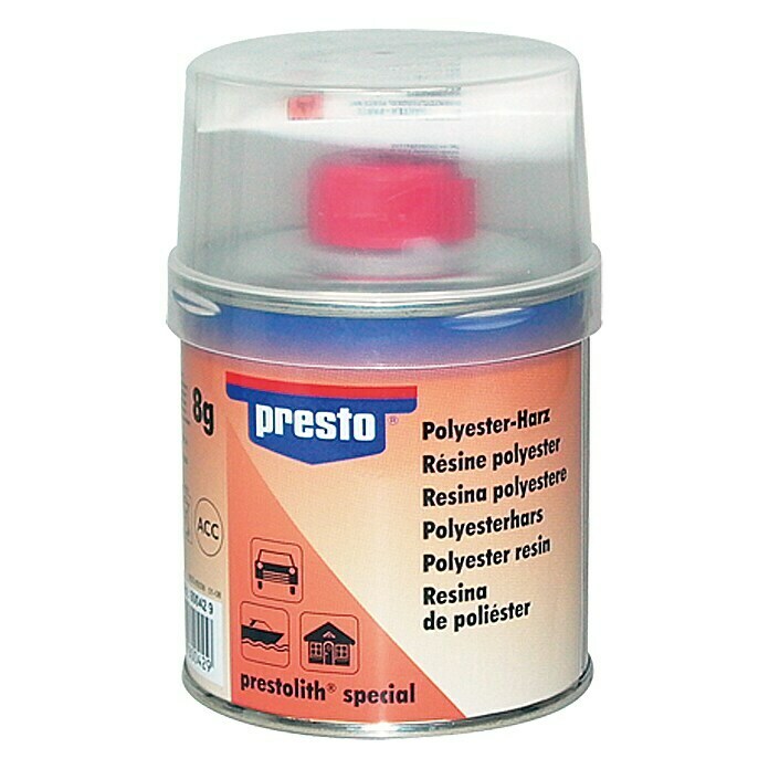 Presto Polyesterharz Special250 g, Geeignet für: Beton Front View