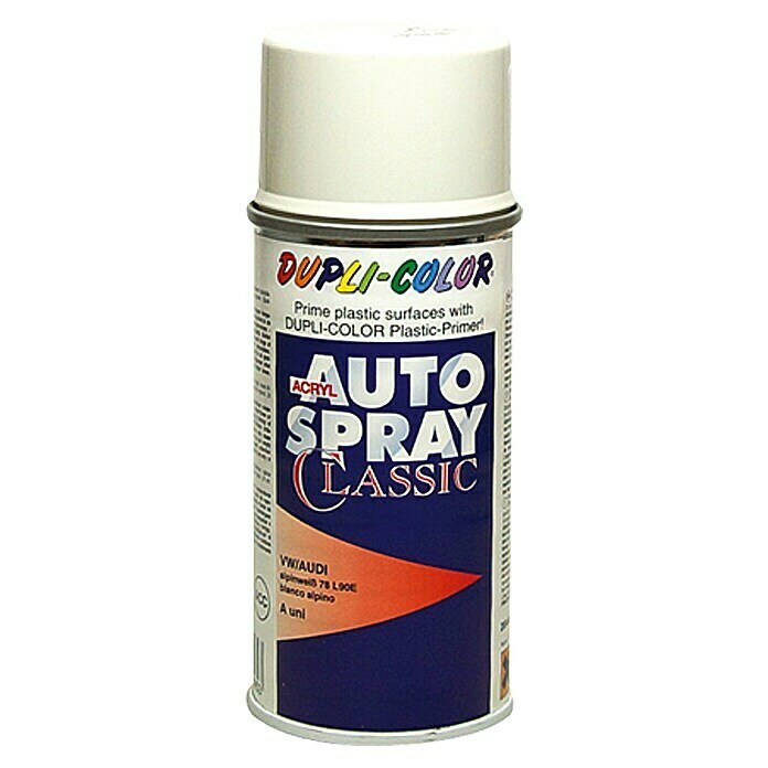 Dupli-Color Acryl-Autospray Classic (Audi/VW, Alpinweiß, 150 ml)