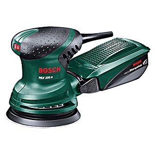 Bosch Elektro-Exzenterschleifer PEX 220 A (220 W, Durchmesser Schleifteller: 125 mm)