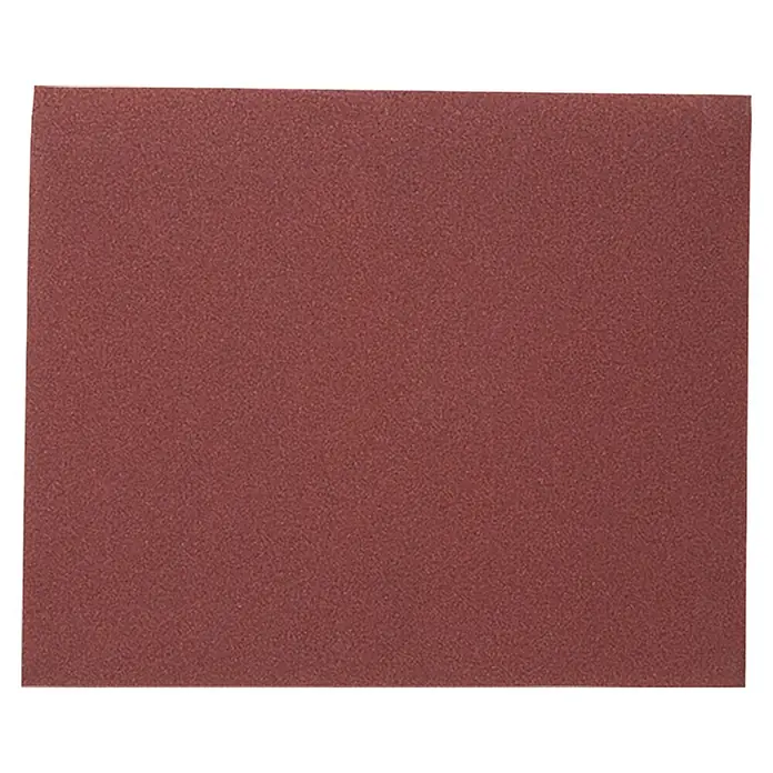 BAUHAUS Schleifpapier Exclusiv - Körnung: 180 - Schleifpapierblatt in Rotbraun. Ideal zum Glätten von Oberflächen vor dem Lackieren oder Beizen. Effektives und langlebiges Schleifmittel.