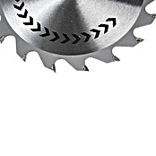 Craftomat Disco de sierra HM (130 mm, Orificio: 16 mm, 18 dientes)