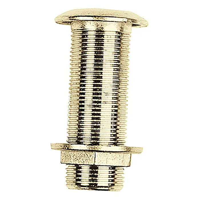 Borddurchlass - 70 mm, 1 ½″, Messing - Goldener Ablaufstutzen für Waschbecken. Das perfekte Zubehör für Ihr Badezimmer. Robuste Ausführung und einfache Montage.
