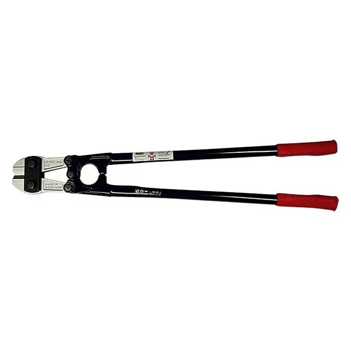 Bessey Bolzenschneider D92-750 - Länge: 790 mm - Eine Bolzenschneider mit schwarzen Griffen und roten Gummigriffen für einfaches Schneiden von Bolzen und Metallmaterialien.