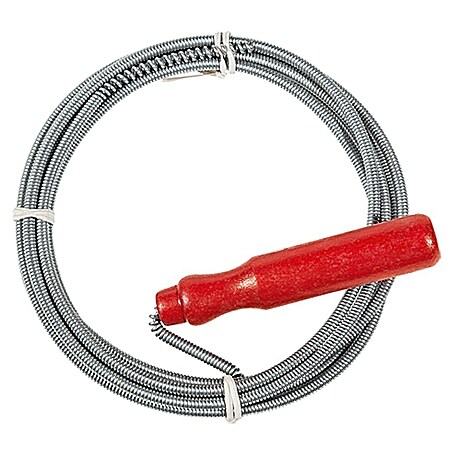 Alpha Tools Rohrreinigungsspirale (3 m, Durchmesser: 5 mm)
