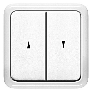 Schellenberg Interruptor para persianas (Interruptor basculante doble, Específico para: Persianas, toldos y estores motorizados)