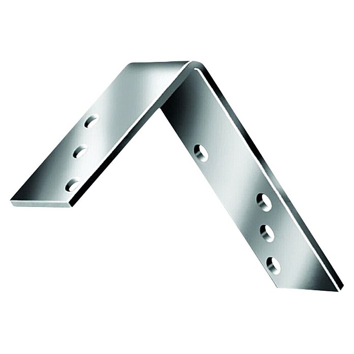 Stabilit Escuadra para vigas (80 x 40 x 30 mm, Acero, Galvanizado, Plateado)