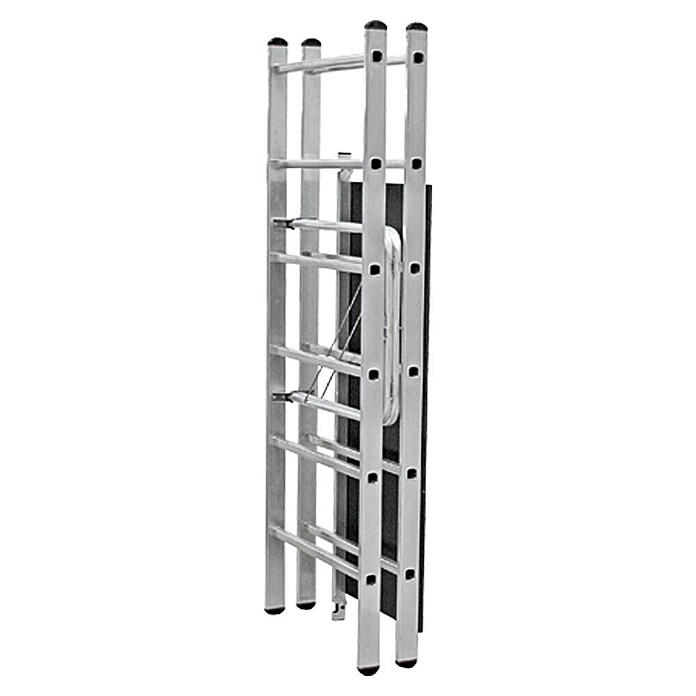 Krause Corda Andamio plegable (Altura de trabajo: 2,9 m, Ancho: 0,67 m, Capacidad de carga plataforma: 150 kg)