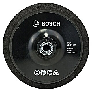 Bosch Stützteller (Durchmesser: 150 mm, Klettbefestigung)