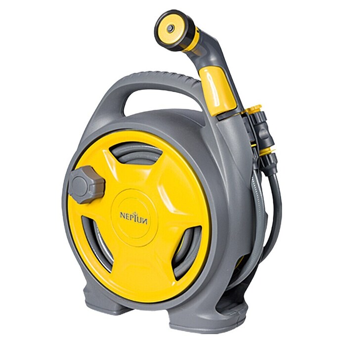 Neptun Škatla s cevjo Mini  (Dolžina cevi: 10 m, Samostoječ) | 7335 - Schlauchwagen, -träger, -halter QM - Neptun | IAFD - Schläuche/Schlauchaufbewahrung | IAF - Wassertechnik | IA - Gartenhartware | I - Stadtgarten | BAUHAUS