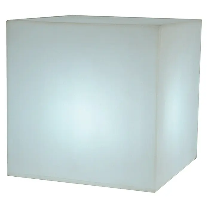 New Garden Design-Außenleuchte Cuby 45 - 45 x 45 x 45 cm, Warmweiß - Leuchtender LED-Würfel, ideal als stimmungsvolle Dekoration. Erzeugt ein angenehmes Licht und ist vielseitig einsetzbar.
