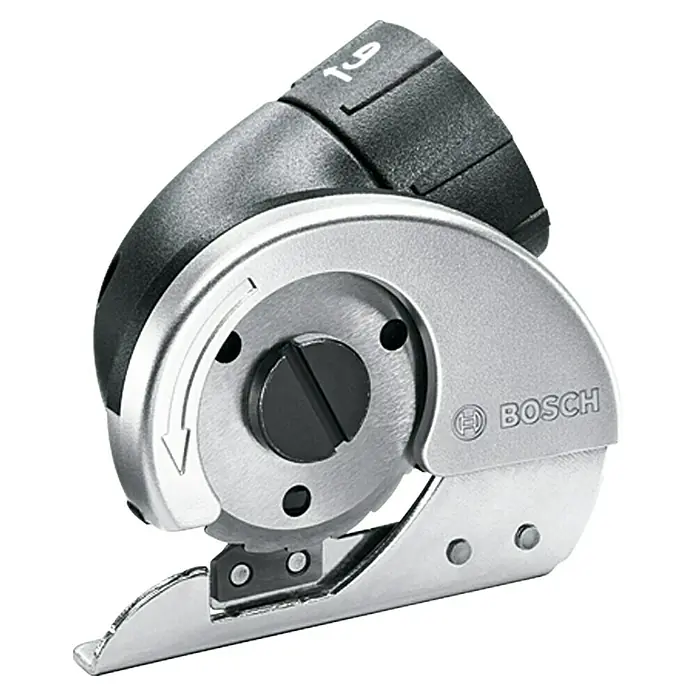 Bosch IXO Accesorio de corte - Específico para: Atornillador de batería Bosch Easy IXO III/IV/V/VI - La imagen muestra una herramienta Bosch Universal Cutter, una herramienta de corte versátil para diversos materiales.