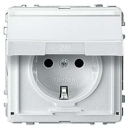 Merten Aquadesign Klappdeckelsteckdose MEG2310-7219