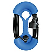 Enrollador de cable (Azul, Plástico)