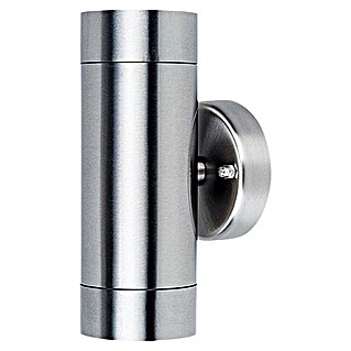 Starlux Vanjska zidna LED svjetiljka Dundee II (6,4 W, Srebrne boje, IP44, Broj žarulja: 2 Kom.)