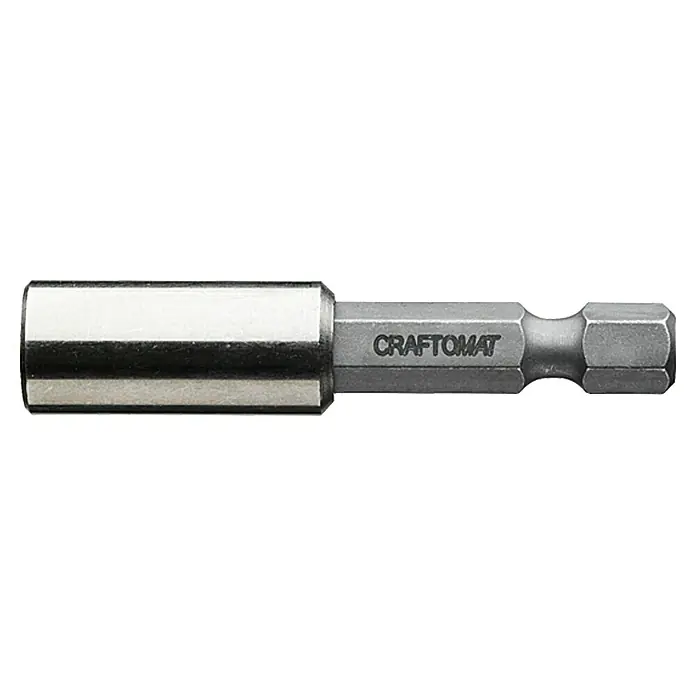 Craftomat Bithalter - 50 mm, Magnetisch - Ein magnetischer Bithalter von Craftomat, ideal für schnelles Wechseln von Schrauberbits bei Bohrmaschinen und Akkuschraubern.