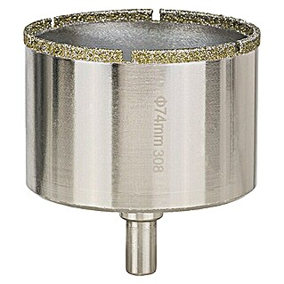 Craftomat Dijamantna kruna za bušenje rupa Keramik (74 mm, Dubina reza: maks. 35 mm)