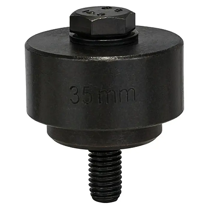 Craftomat Lochstanze - 35 mm - Abbildung einer 35-mm-Lochstanze, ein Werkzeug zum Stanzen präziser Löcher in verschiedene Materialien.