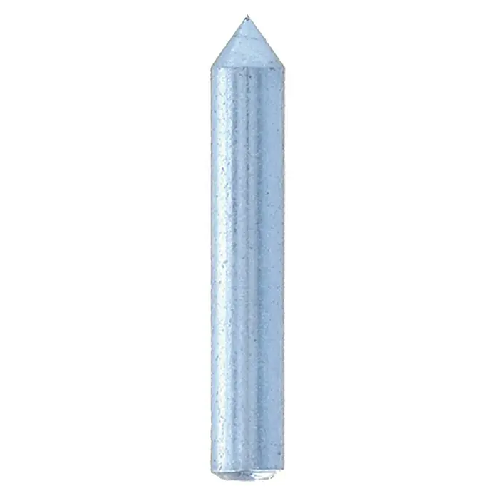 Dremel Karbid-Gravierspitze Mod. 9924 - Passend für: Dremel Gravierer, 3 Stk. - Hier ist eine Nahaufnahme eines Gravierstichels mit einer scharfen Spitze, der für Präzisionsarbeiten verwendet wird.