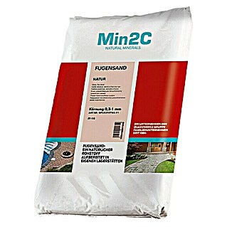 Min2C Pijesak za fuge (Natur, 25 kg, Granulacija: 0,3 mm - 1 mm)
