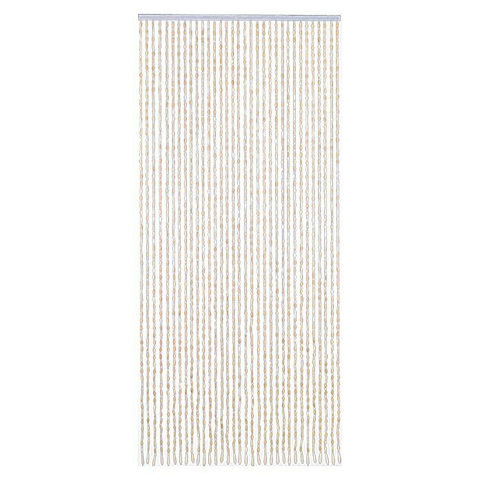 Perlenvorhang SumatraBeige/Braun, 90 x 200 cm Front View