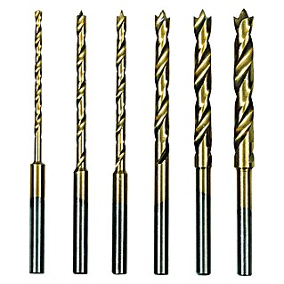 Sourcing Map Hartmetall-Spiralbohrer-Set | 6 Stück, Für Edelstahl, Kupfer, Aluminium, Holz & Mehr | Langlebig & Präzise