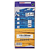 Craftomat Schleifstreifen Sparpack (280 x 115 mm, 25-tlg.)