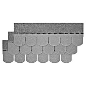 Dakshingles, beverstaartmodel (Grijs, 2 m², Bitumen)