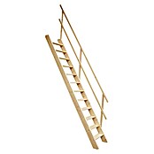 Solid Elements Holzwangentreppe (Fichte/Tanne, Geschosshöhe: Max. 272 cm)