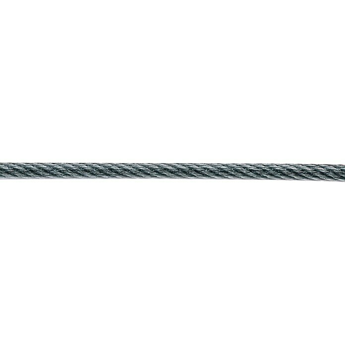 Stabilit Staalkabel, per meter (3 mm, Staal, 6 x 7 FC)