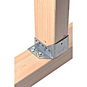 Profi Depot Tornillo para madera VZ con cabeza hexagonal (Ø x L: 10 x 80 mm, 50 uds., Galvanizado, Cabezal hexagonal, Rosca completa)