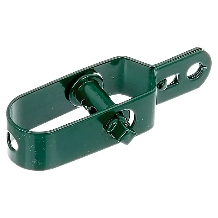 Alberts Drahtspanner - Länge: 100 mm, Verzinkt, Grün - Ein grüner Drahtspanner, ideal zum Spannen von Zäunen. Das Werkzeug sorgt für straffe und sichere Drahtverbindungen im Außenbereich.