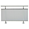 Treba Frewa Geländerset AF4 (Bodenmontage, Aluminium, Material Füllung: Acrylglas satiniert, Länge: 1.500 mm)