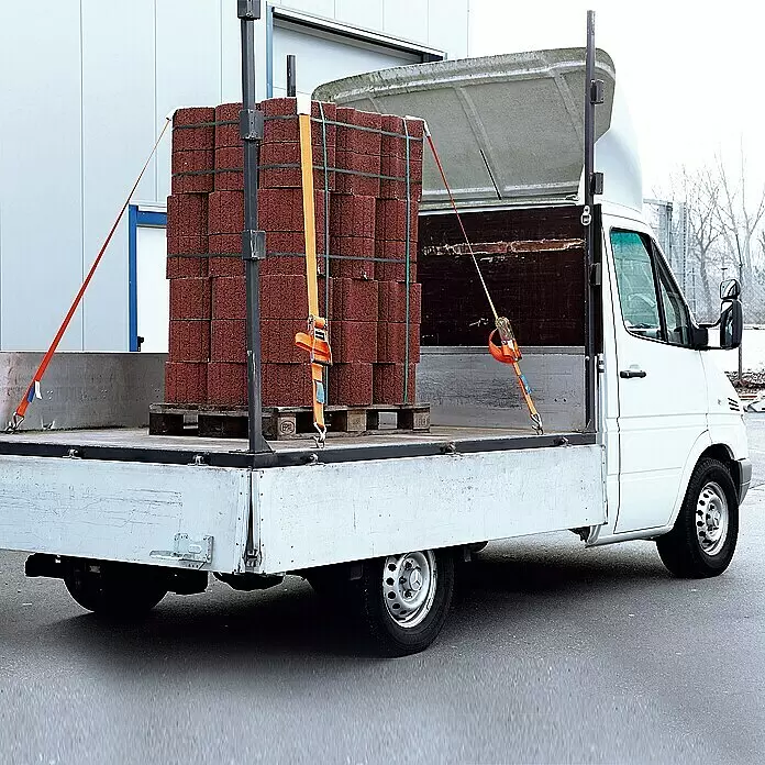 Conacord Spanngurt - 8 m x 5 cm, Belastbarkeit: 2.000 kg, Zweiteilig, 2 Rahmenhaken - Stimmungsaufnahme