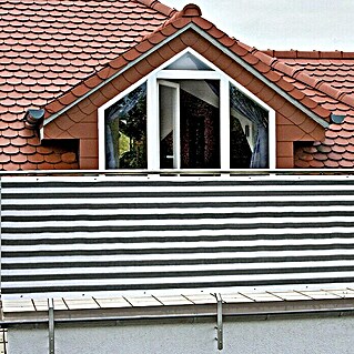 Gardol Zaštita od pogleda za balkon (Sivo-bijele boje, 5 x 0,9 m)