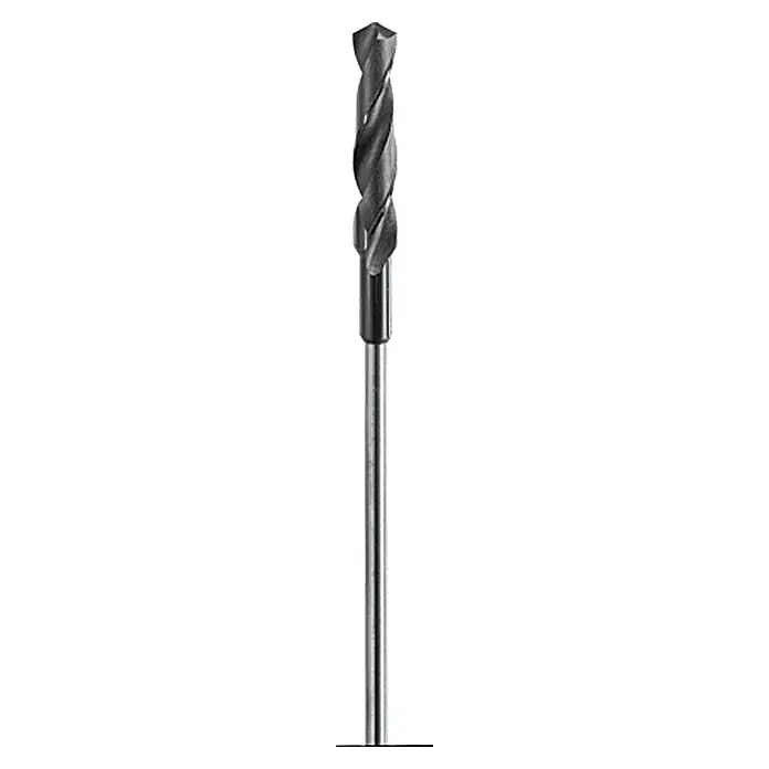 Craftomat Broca para madera ZYL - Diámetro de la broca: 14 mm, Largo: 400 mm - Imagen de una broca con diseño en espiral y punta afilada. Ideal para hacer agujeros precisos.