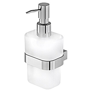 Lenz Aura Zeepdispenser (Met houder, Chroom, Glanzend)