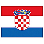 Flagge (Kroatien, 30 x 20 cm, Spunpolyester)