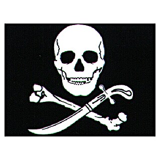 Vlag (Piraat, 45 x 30 cm, Spunpolyester)