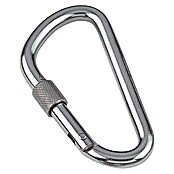 Karabijnhaak Met veiligheidsmoer (Ø x l: 10 x 115 mm, Breekbelasting: 2.720 kg, Roestvrij staal, A4)