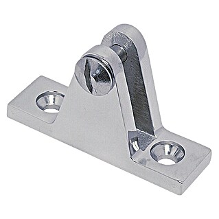 Marinetech Abrazadera de cubierta (56 x 17 x 35 mm, 90 °, Acero inoxidable, A4)