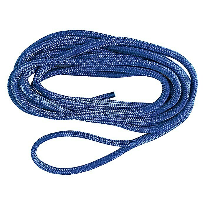 FSE Robline Cuerda de amarre Dockline (12 mm, 8 m, Poliéster, Azul navy)