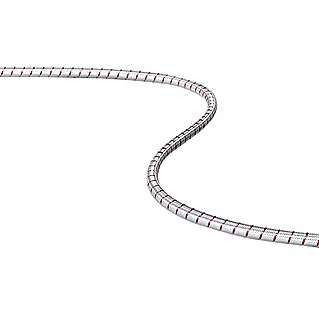 Robline Gumirano uže po metru Fse (Promjer: 4 mm, Bijelo-crvene boje, Guma)