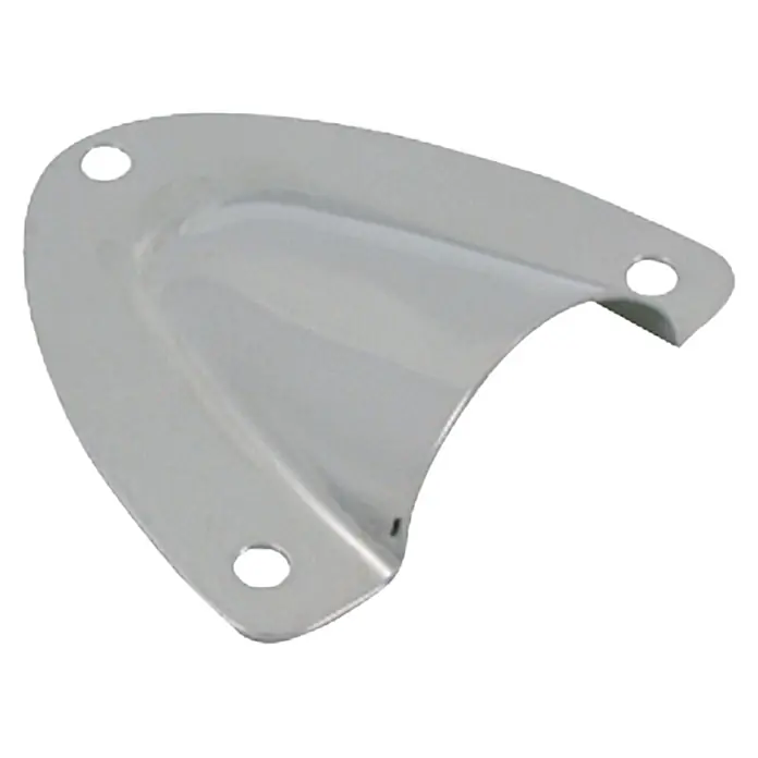 Marinetech Minilenzer - 53 x 55 x 16 mm, Edelstahl - Glänzende Chrom-Entlüftungsabdeckung mit drei Befestigungslöchern für eine einfache Installation und verbesserte Belüftung.