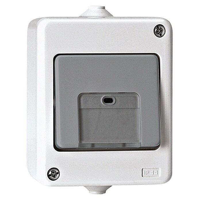 Voltomat FLUID Conmutador para estancias con humedad (Gris, En pared, IP44)