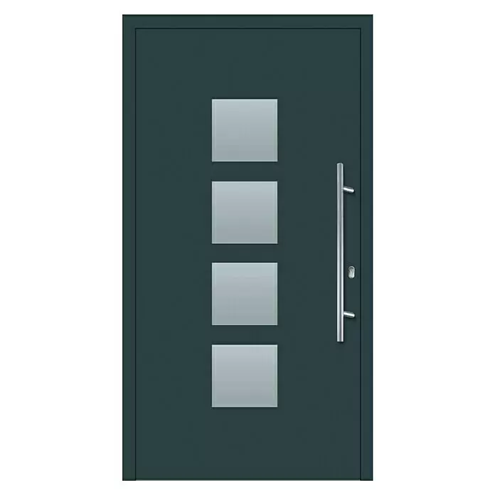 Solid Elements Haustür KA-103 - 110 x 210 cm, DIN Anschlag: Rechts