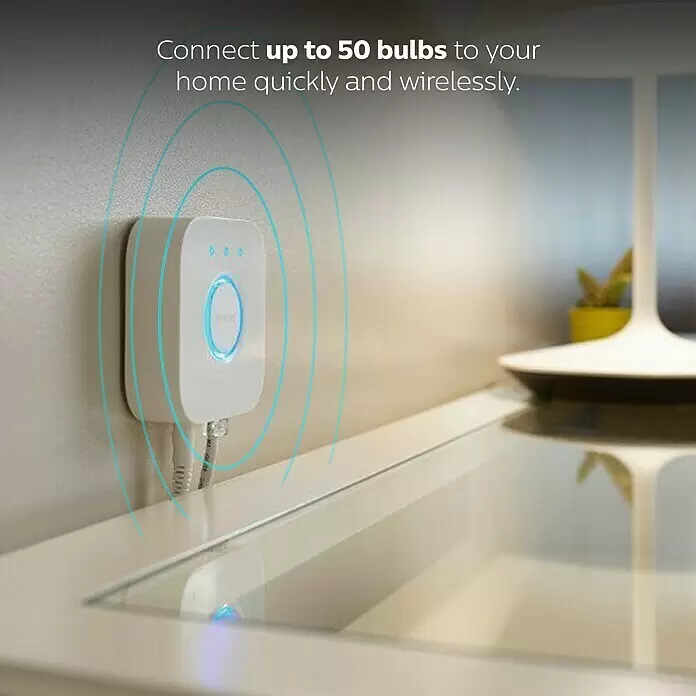 Philips Hue Steuerzentrale Bridge - Passend für: Philips Hue System, L x B x H: 2,6 x 8 x 8 cm
